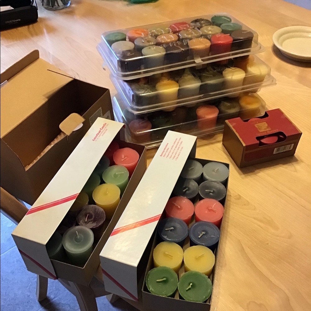 Tea light scented candles